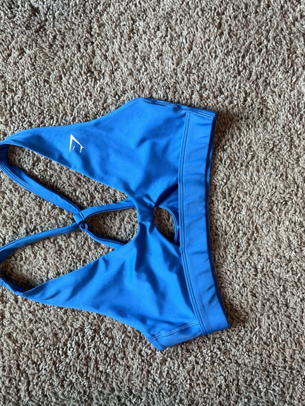 Gymshark Bright Blue Strappy Sports Bra